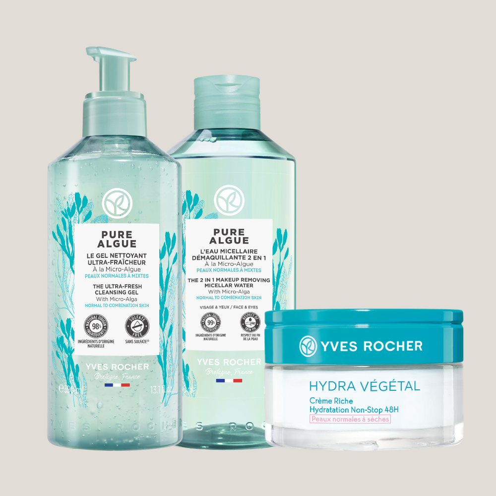 Cleanse, Tone & Moisturize Set - For Dry, Normal Skin & Combination Skin