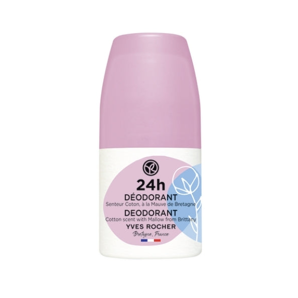 24H Deodorant Cotton Scent with Mallow from Brittany