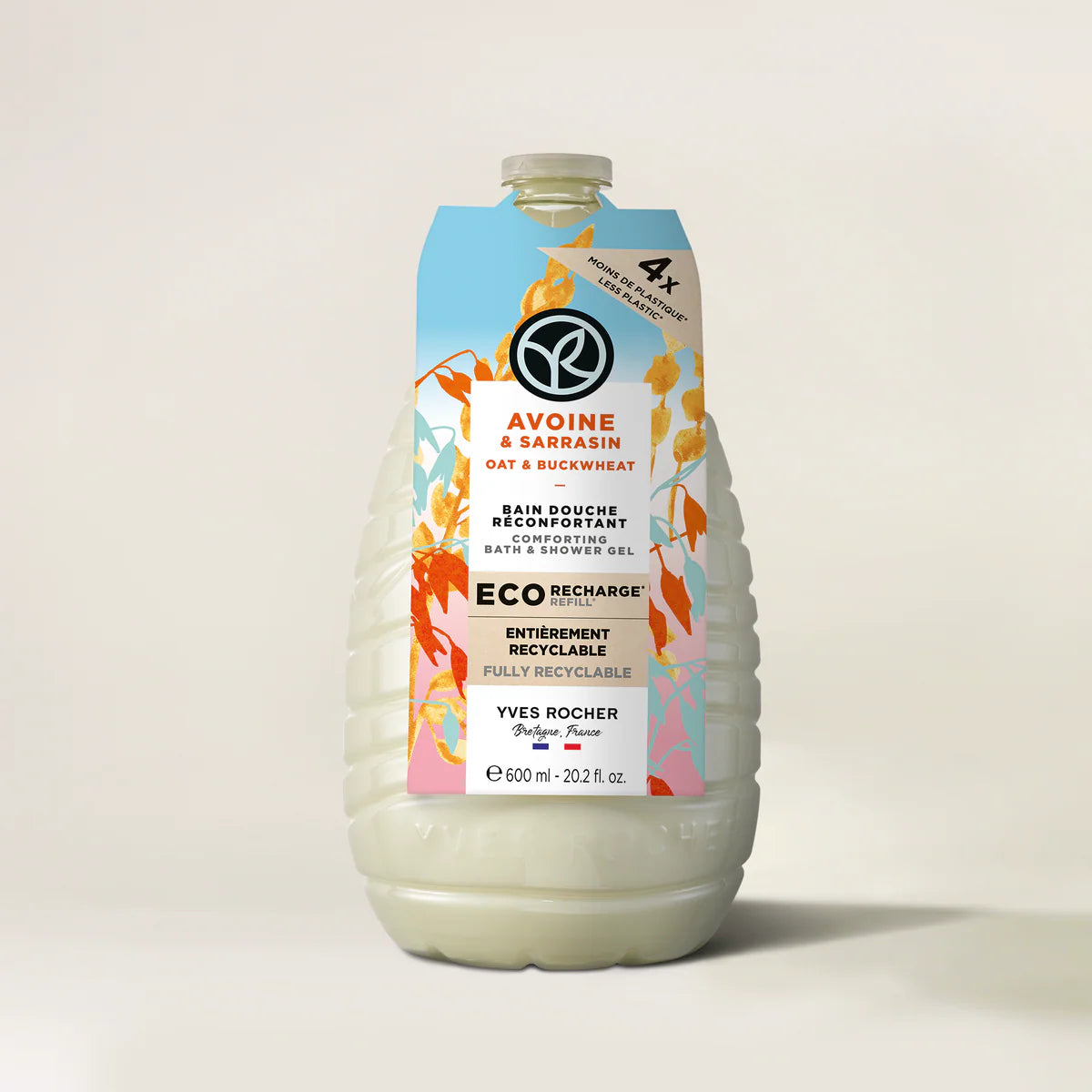 Eco-Refill Oat & Buckwheat Bath & Shower Gel