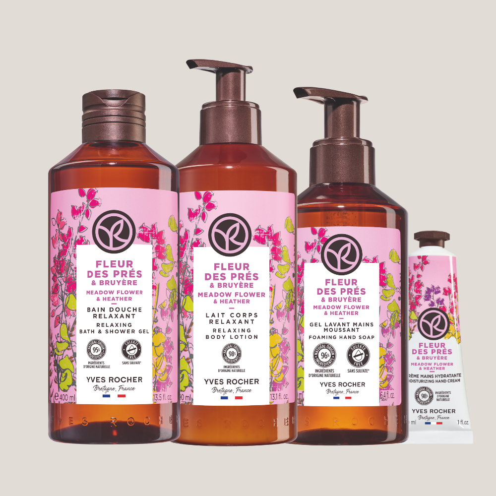 Meadow Flower Heather Body Care Set of 4