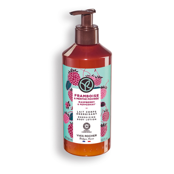 Raspberry & Peppermint Energizing Body Lotion