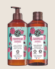 Raspberry and Peppermint Body Care Set of 2