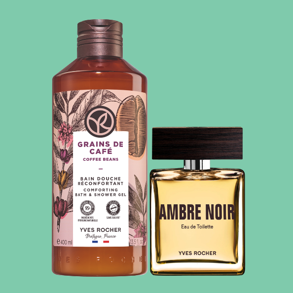 Men's Set - Coffee Shower Gel and Ambre Noir