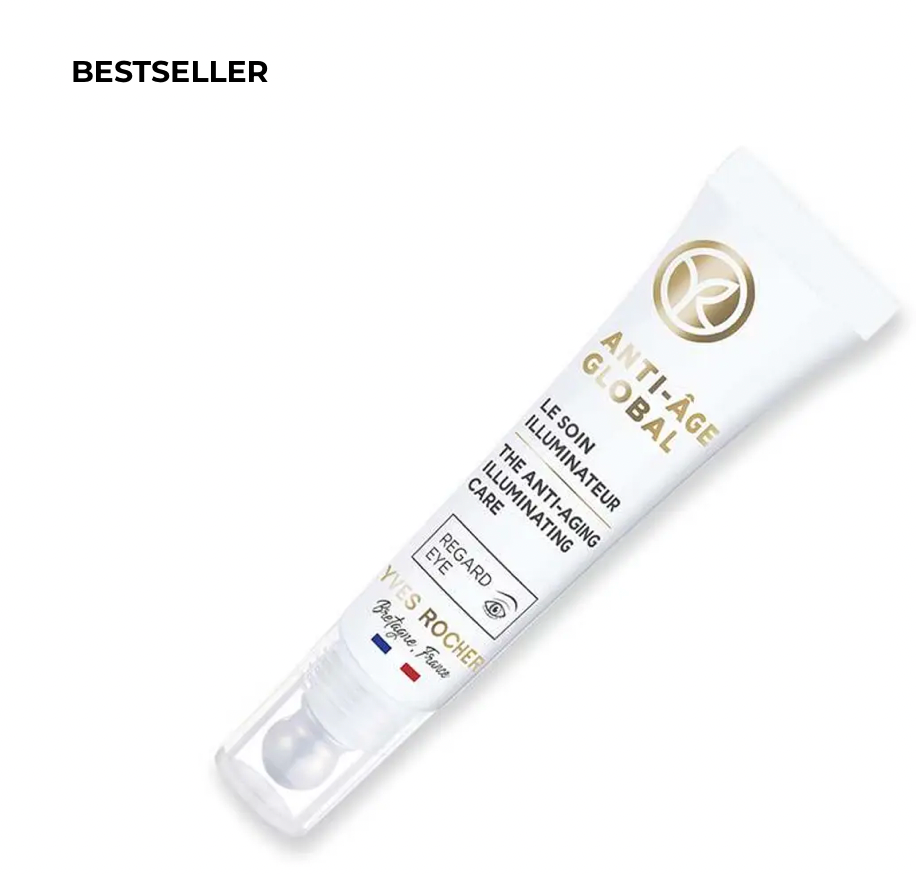 Yves Rocher Anti-Age Augenpflege Mit Botanischem Nektar – 15 Ml, Aufhellend & Faltenmindernd, Für Alle Hauttypen